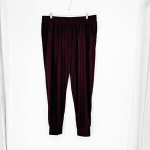 Maurices High Waisted Brown Joggers Size XL